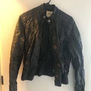 Faux Leather Jacket